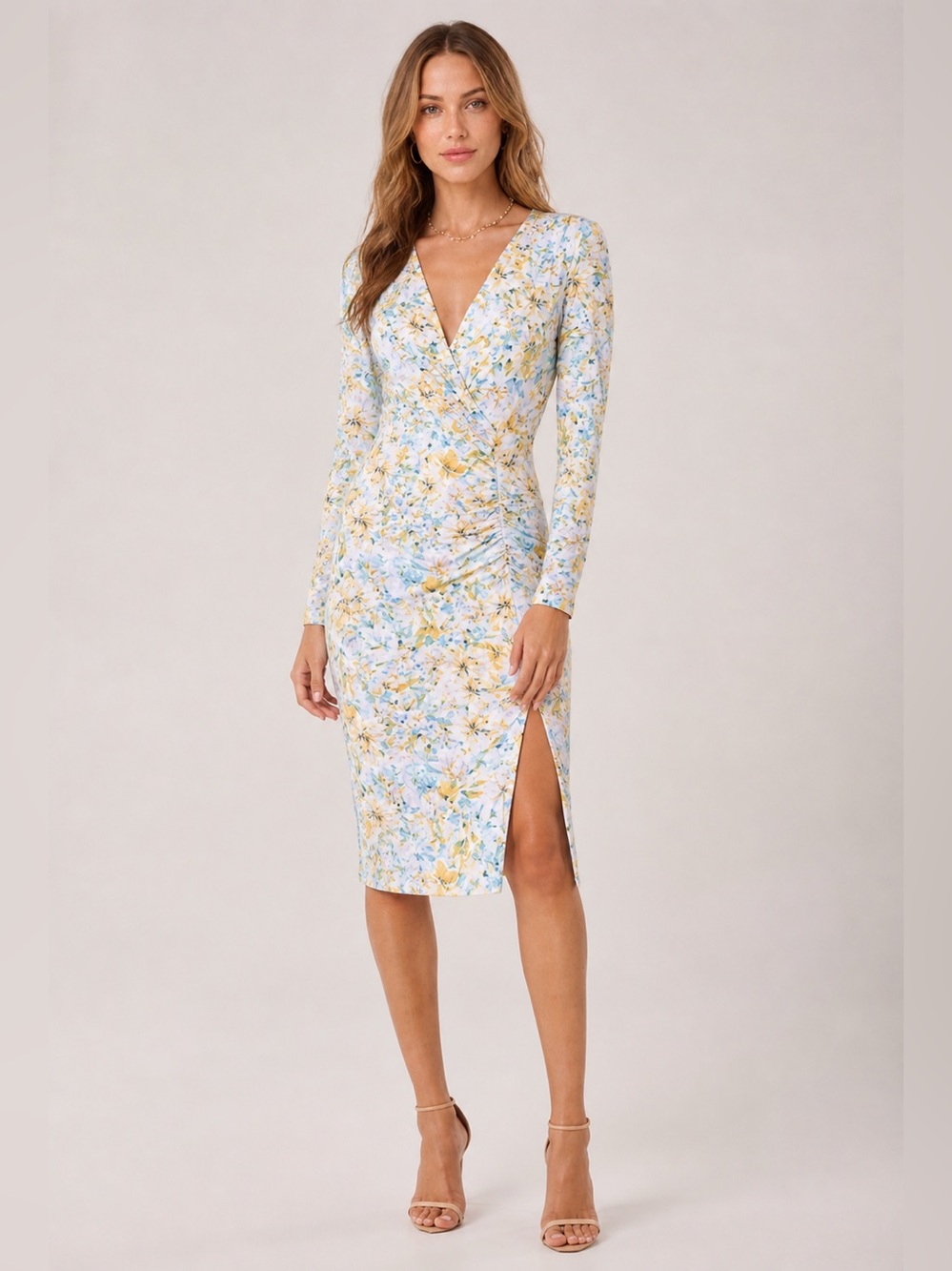 LAUNDRY By Shelli Segal Floral Midi Dress NWT Women’s size 6